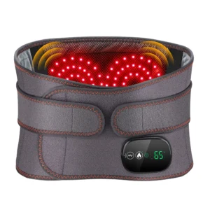 Heating Vibration Massager Belt, Dual Red Light